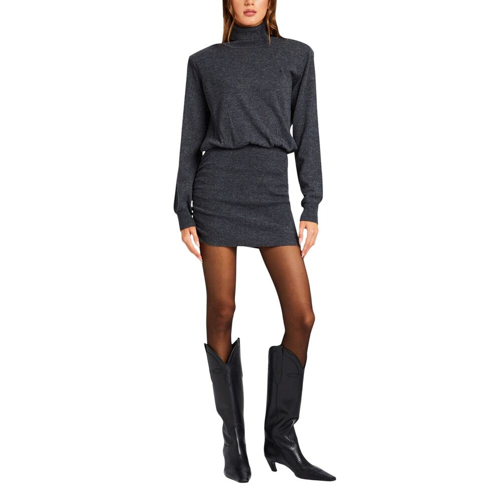 Retrofete Cozy Pewter Alexandria Sweater Dress Size L